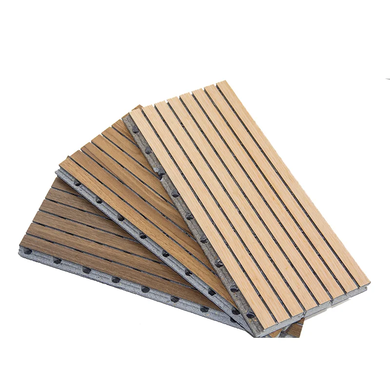 Leeyin Acoustic acoustic wood wall panel wooden grooved acoustic panel