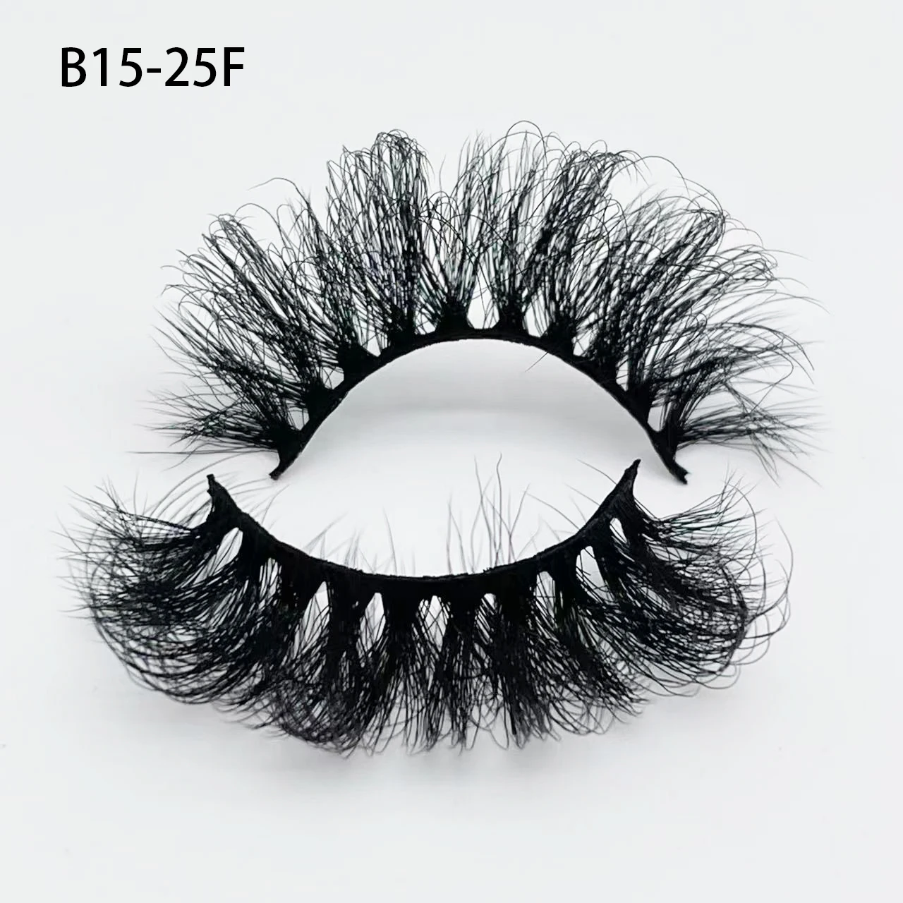 Faux mink russian strip lashes deep curl DD curl wink winged eyelash extensions extra curly d curl lash strip