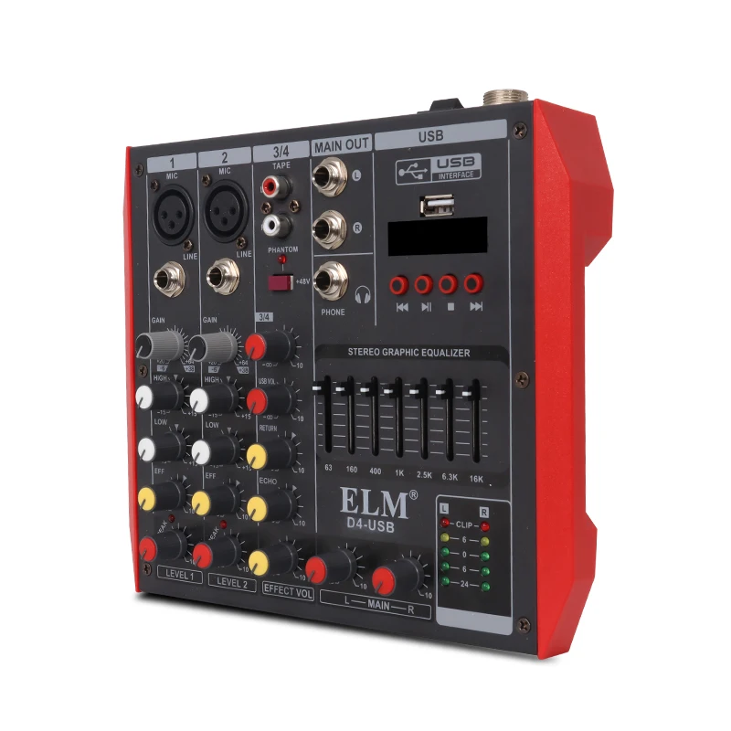 china professional 4 ch 99 dsp analog pro recording sound speaker alto small mixer audio