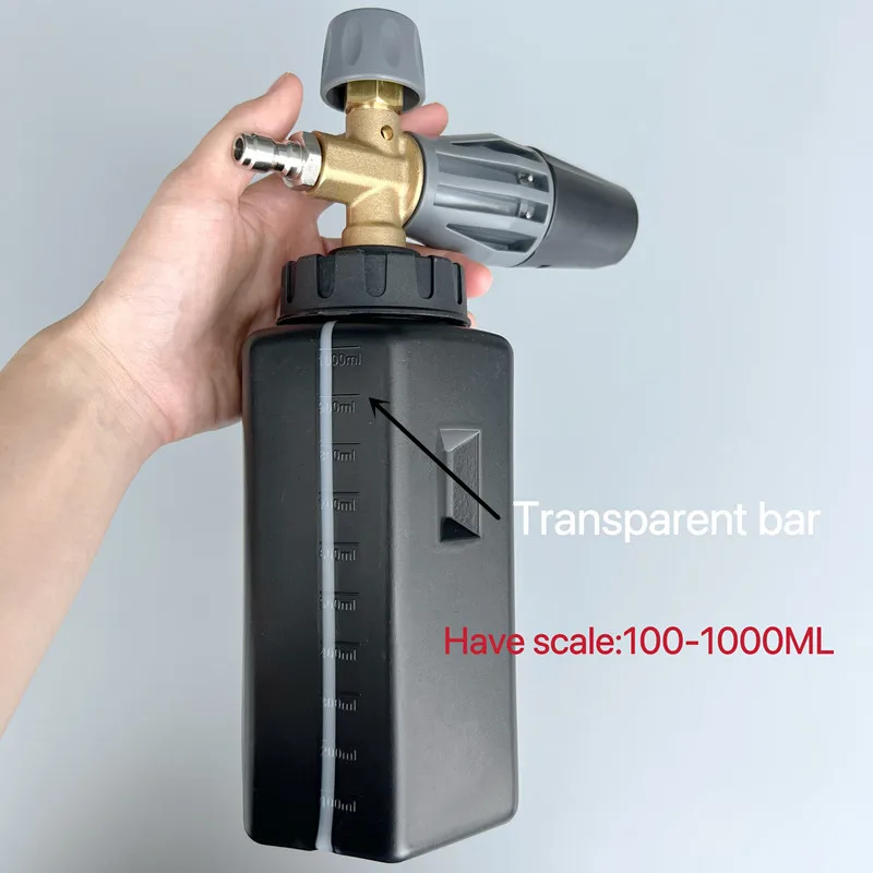 Пенная пушка SHANDUN для мойки давления, копья пены снега с быстрым соединителем 1/4 дюймов, генератор мыла