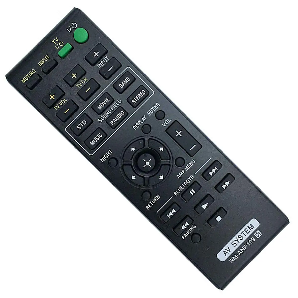 RM-ANP109 - Remote control for Sony Audio  System HT-CT260 SA-CT260 HT-CT260C HT-CT260H HT-CT260HP SA-CT260H SA-WCT260H RM-