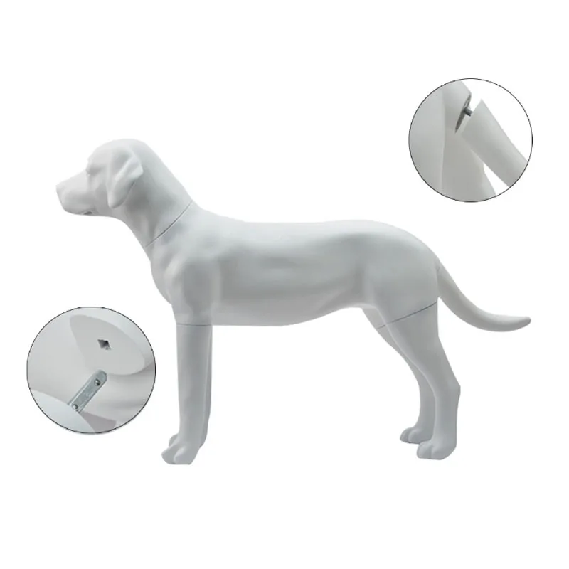 Custom Wholesale large fiberglass Labrador retriever dog model display clothes dog mannequin