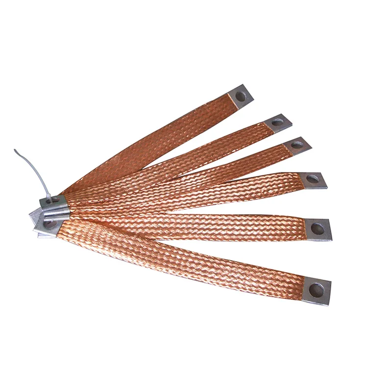 Safe and durable copper stranded wire accessories, bridge grounding wire, copper braided wire can be sold