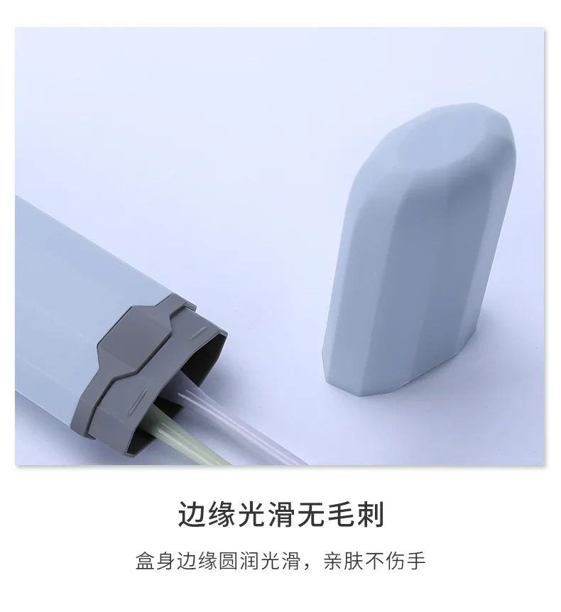 2022 Новый стиль Высокое качество Горячая Распродажа портативный дорожный прозрачный пластиковый контейнер для хранения в ванной коробка прозрачные держатели для зубных щеток