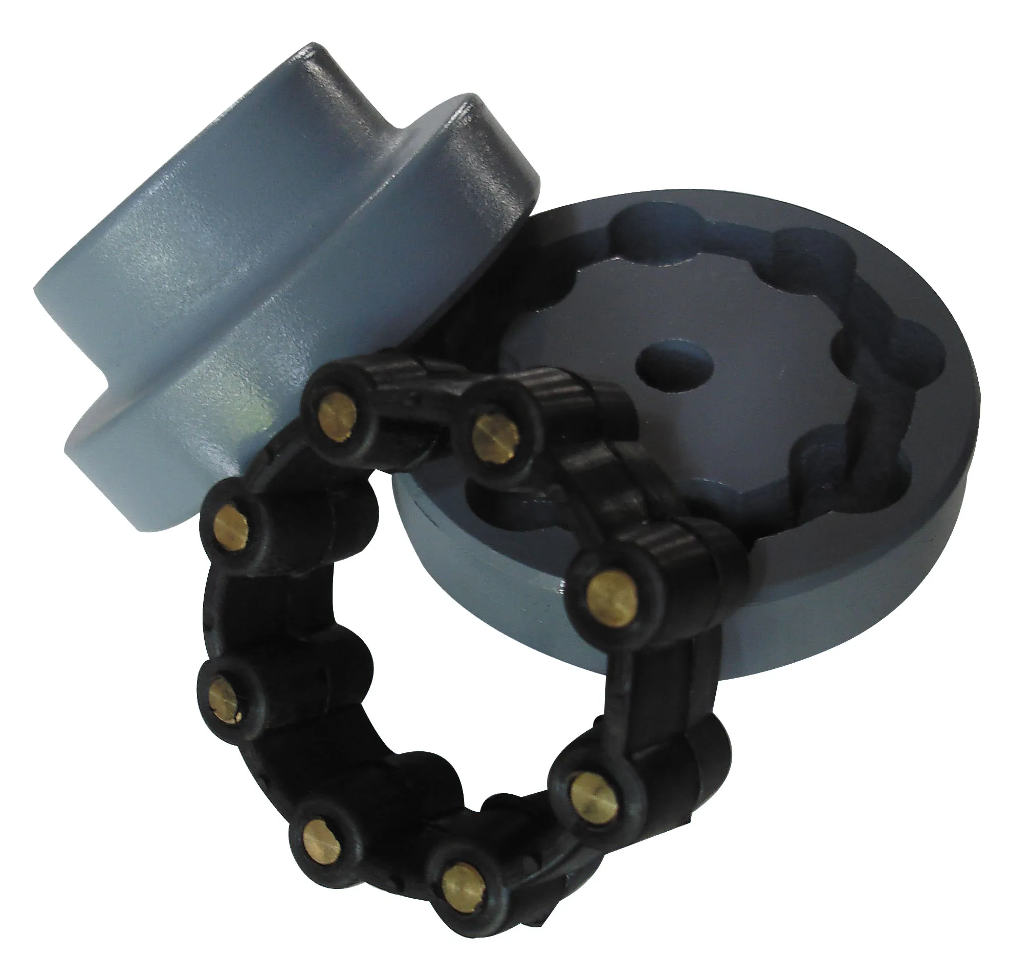 Cast Iron Elastic Shaft Coupling Flexible Jaw Couplings With Rubber Pu Spider Electric Motor Couplings