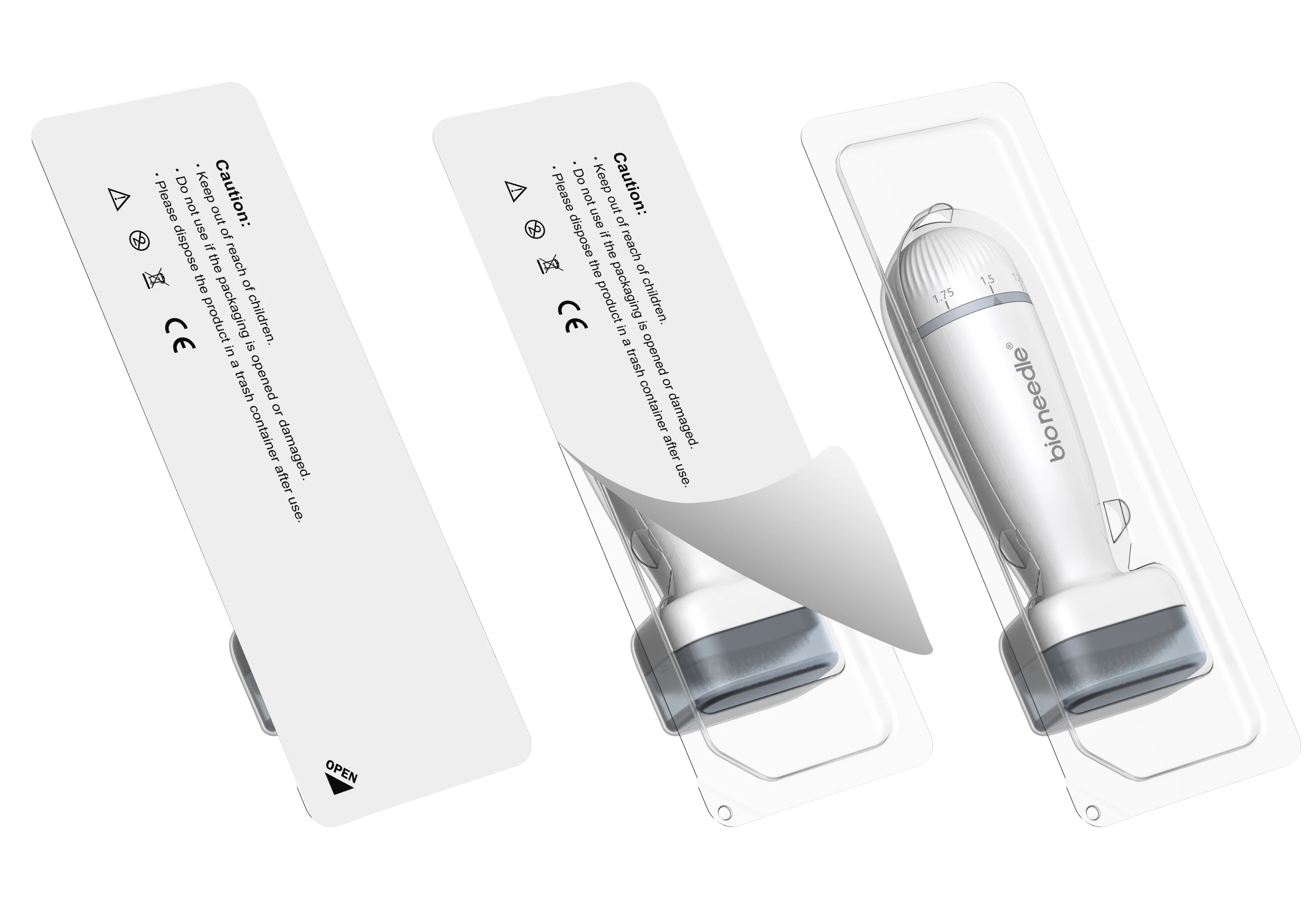 Serum Applicator Bio Needle 120 Pins Stainless Steel Microneedling 120 needle Derma Stamp System Home Use Skin Care Tools