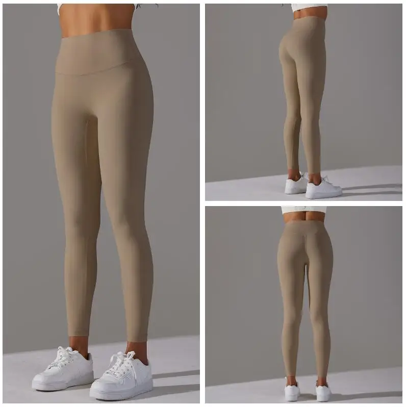 PASUXI Manufacturer Yoga Leggings for Women High Waist Nylon Athletic Yoga Pants Gym Fitness Workout Leggings