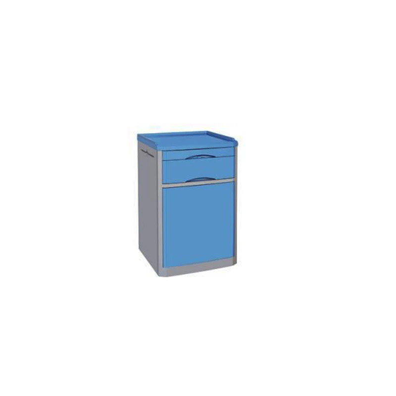 YH-C01 Manufacturer ABS Bedside Table Mobile Hospital Beside Cabinet Medical Bedside Table