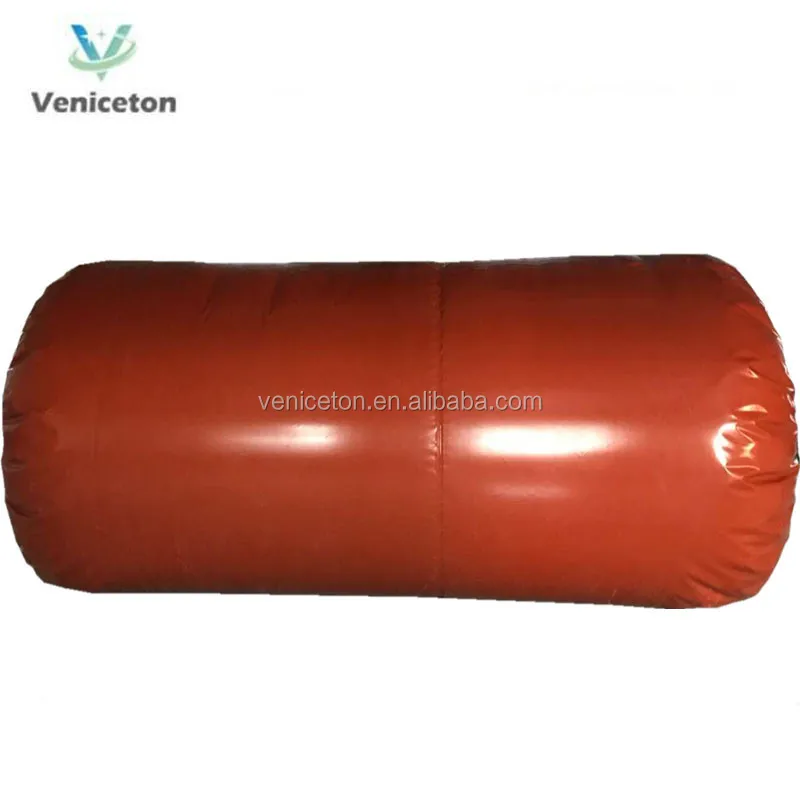 Прямая продажа ПВХ мембрана Veniceton 8m3 биогазовый завод в форме цилиндра домашняя Биогазовая установка