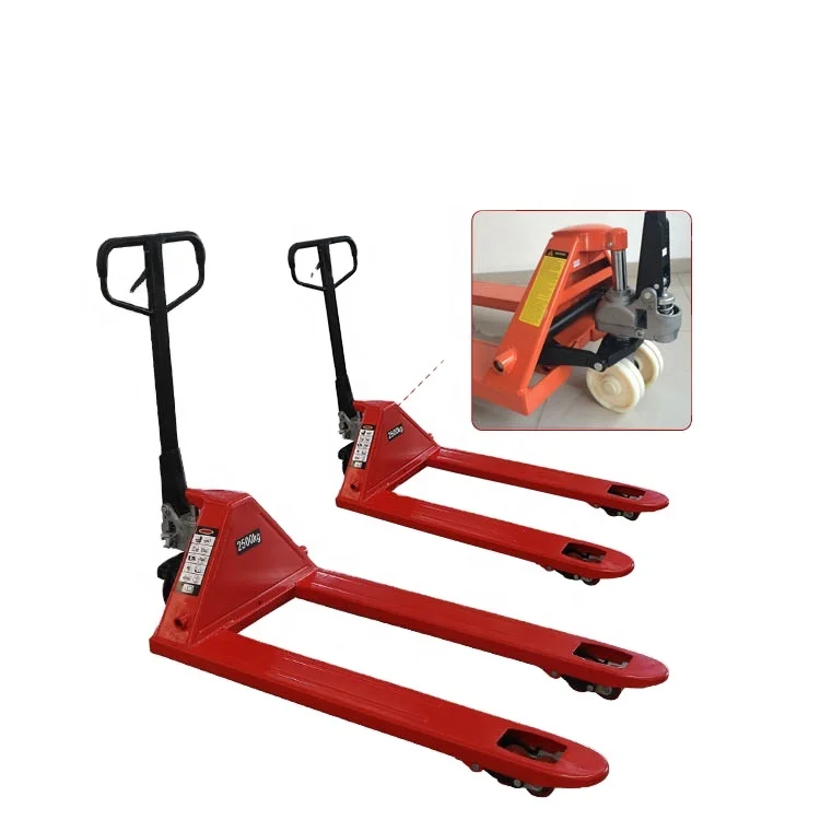 5000kg Warehouse handling Jack hydraulic manual Hand pallet truck Trolley