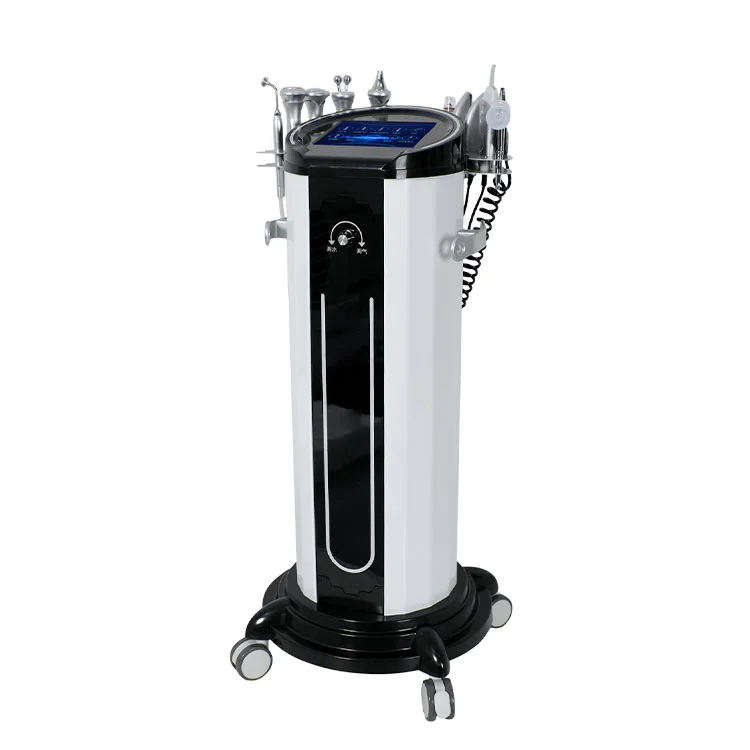 2024 Factory price spa salon metal handles with plastic chassis hydra jet peeling facial aqua facial oxygen beauty machine