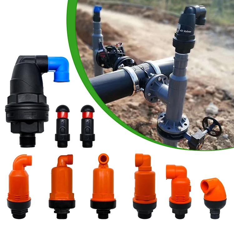 Factory direct Water Saving Agriculture plastic Irrigation air quick release relief valve 1 inch