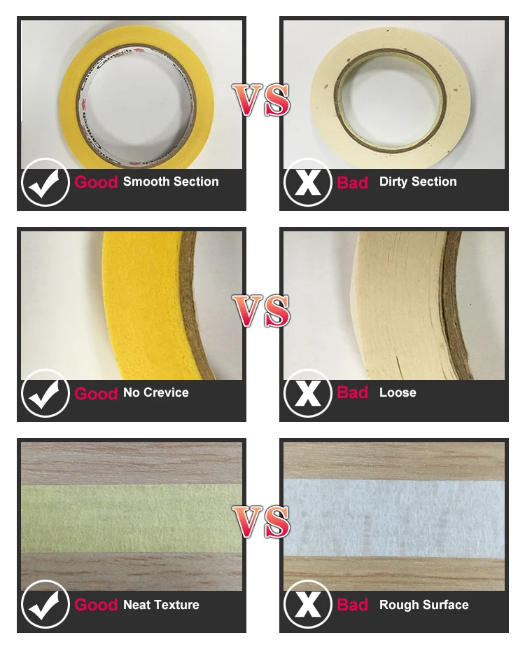 Factory Supply Uv Resistant Automotive Masking Tape