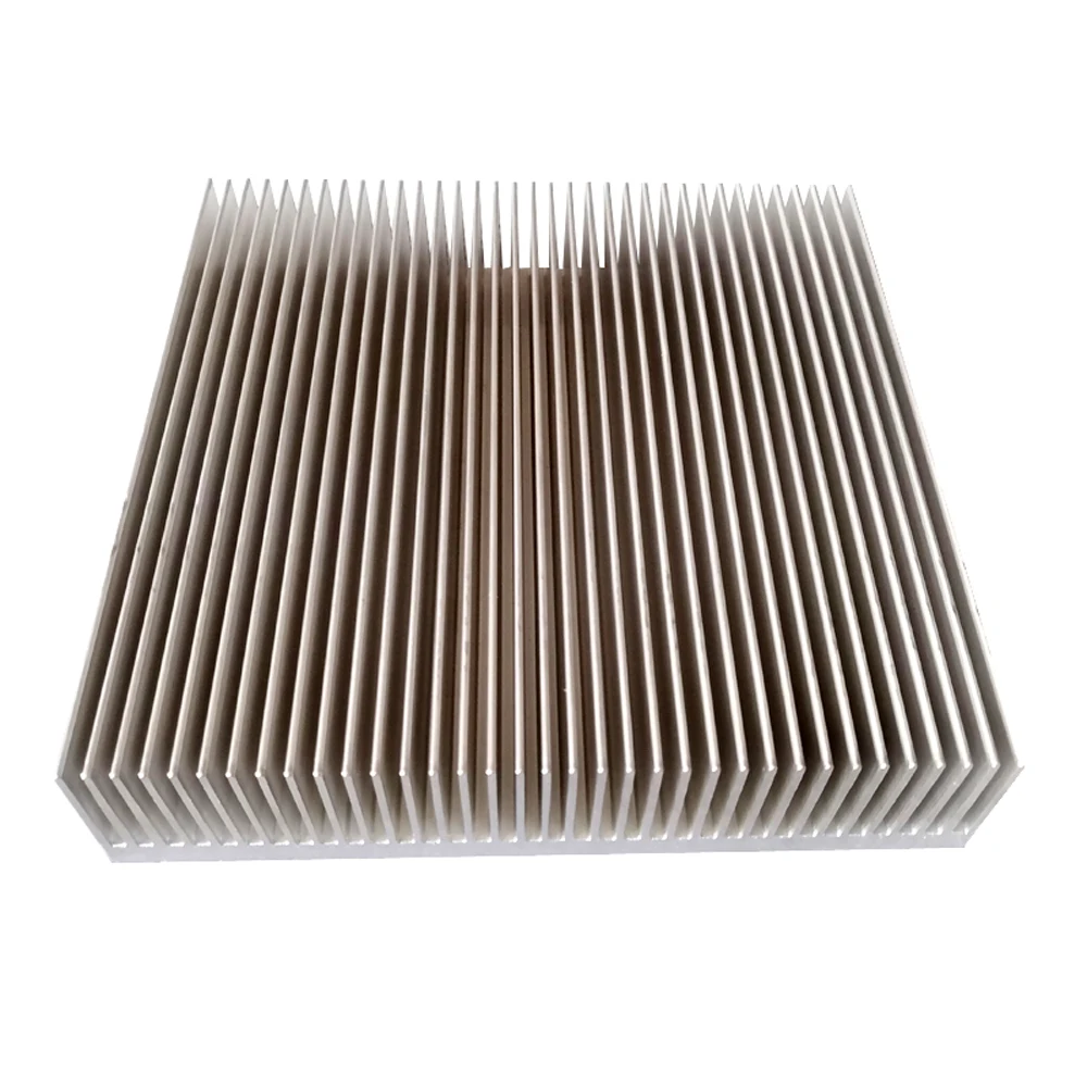Factory price extruded heatsink square aluminum heat sink plant grow light heatsink 200(W)*44(H)*200(L)mm