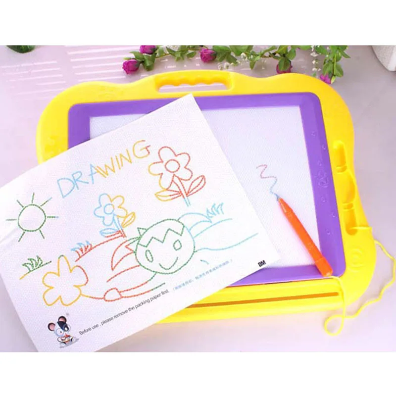 2022 Amazon Hot Sale Children Writing Skill Practice Big Size Non-toxic Plastic Educational Tool Magnetic Drawing Board for Kids