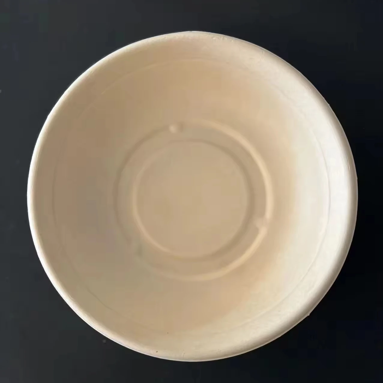 Biodegradable Disposable Compostable Sugarcane Bagasse Food Container Paper Bowl  24oz 32oz Round Salad Bowl With Lid 240422