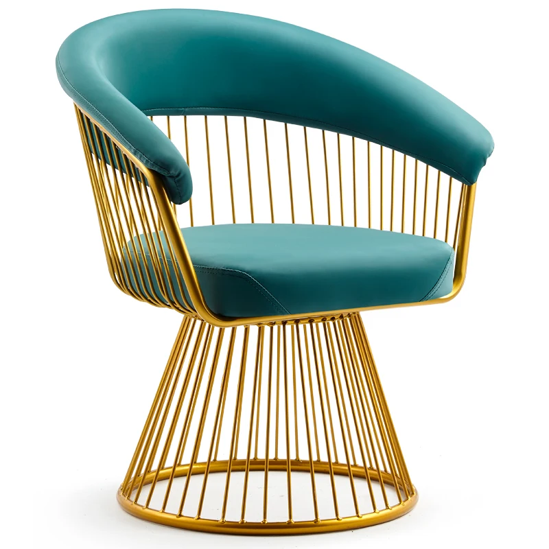 Simple modern ins style manicure tables and chairs lounge bedroom living room balcony leisure swivel chair sofa