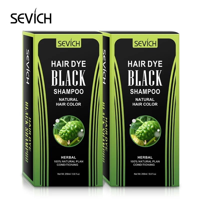 Китай, частная торговая марка, оптовая продажа, 250 мл, краска для волос, шампунь для черных волос