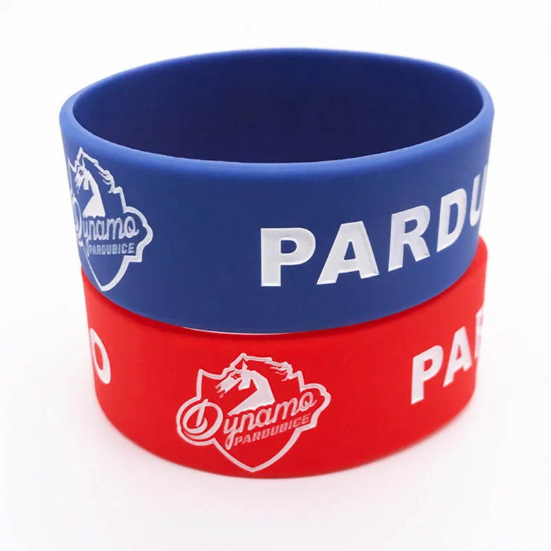 Customized Flag Silicone Rubber Wristband Bangle Bracelet Silicone Bracelet wristband Custom Logo