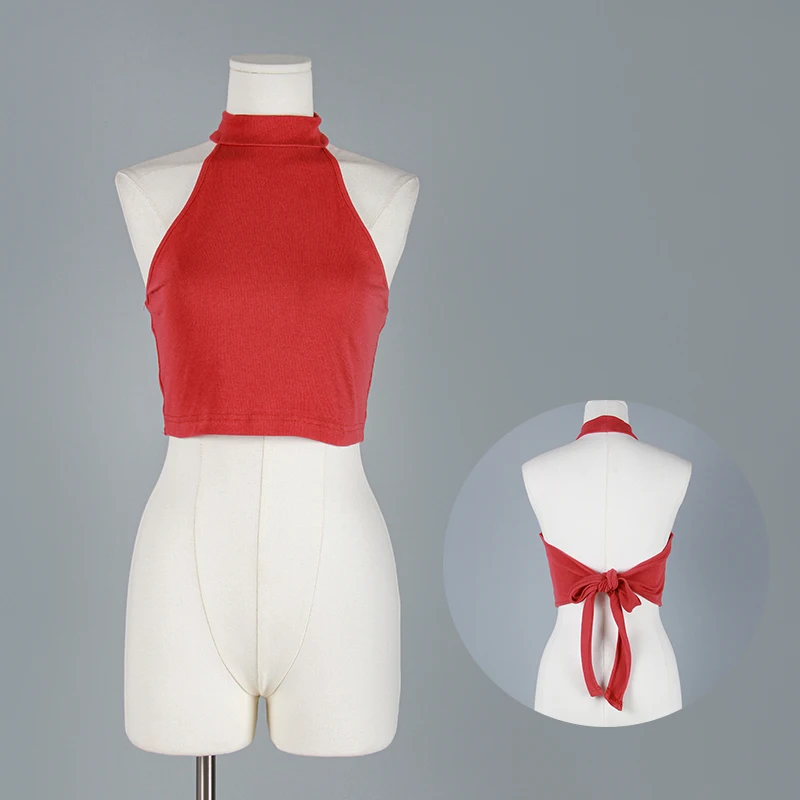 
2020 summer fitness sport crop top tank top sexy girl comfy cotton elastic workout womens tank tops 