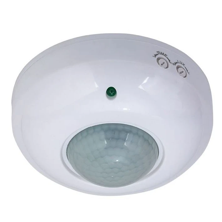 Ceiling human body and adjustable infrared motion sensor