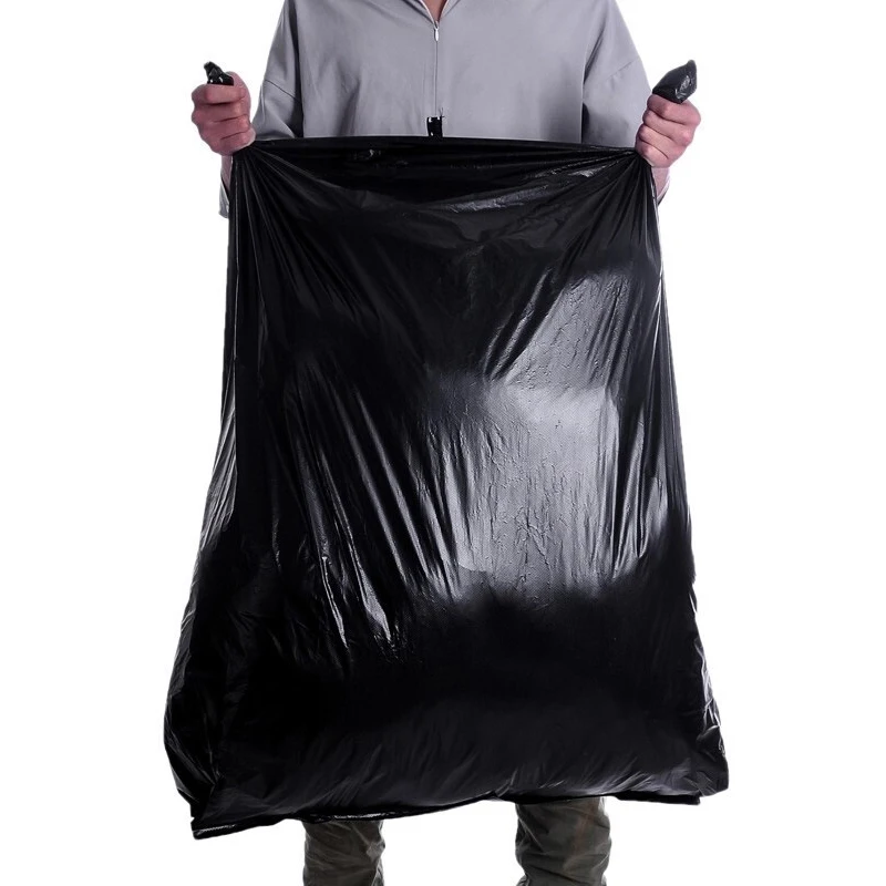 high quality trash bag100l  plastic big size contractor  Heavy duty trash bags trash packing bags 5560 gallon suppliers
