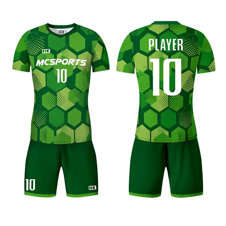 High Quality Fast Delivery German Young Soccer Jersey Sets Sublimation Soccer Wear For Men