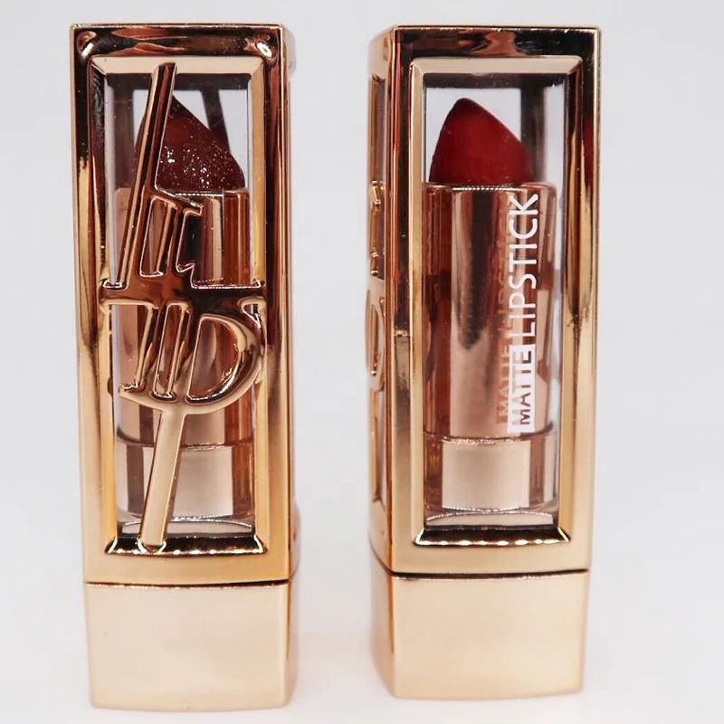 Factory direct own brand high quality painless lipstick wholesale custom vegetarian waterproof matte lipstick