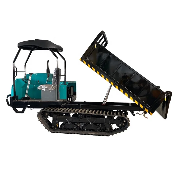 Sale Self Loading Mini Site Dumper 3tons Hydraulic Pressure System All Terrain Crawler Dumper China Mini Truck Manual Changchai