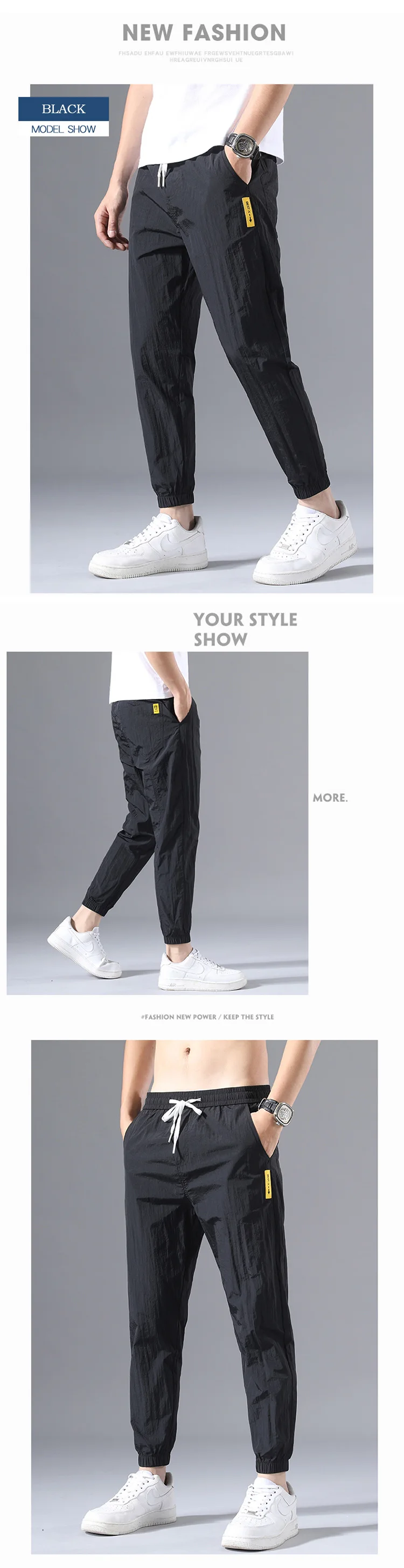 Wholesale Custom Sports Pants Plus Size Men Sports Pants Men Joggers Comfortable Joggers For Men 3