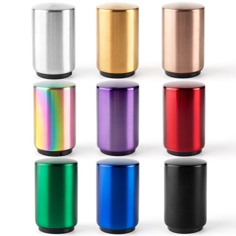 LOW MOQ Stainless Steel Automatic Push down Magnetic Automatic Bottle Opener For Bar