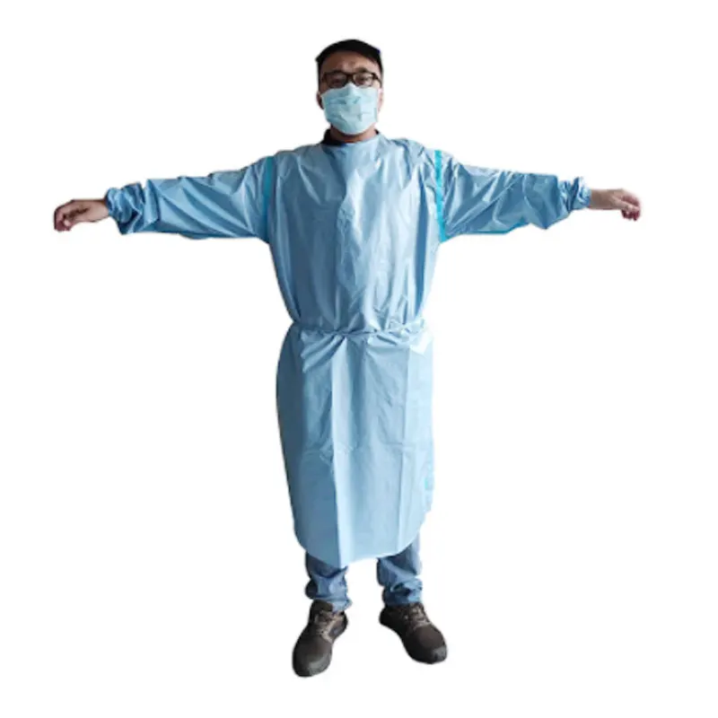 Hot selling PE film laminated microporous nonwoven fabric for Surgical Gown