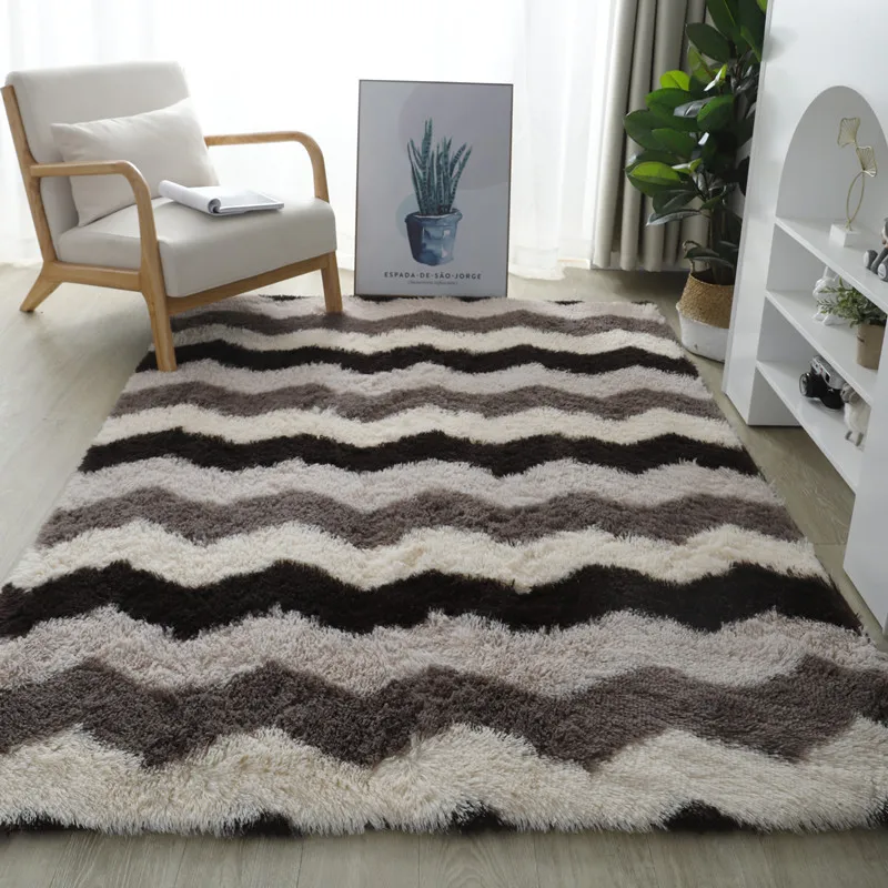 SENNIU Super Soft Plush Fur Area Rug for Living Room Bedroom Fluffy Faux Fur Rug Custom Faux  Fur Carpet and Rug
