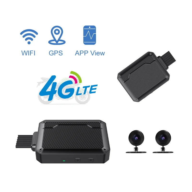 4g android 8,1 1080P HD водонепроницаемый мотоцикл DVR мотоцикл видеорегистратор Передняя и задняя камера видеорегистратор DVR мотоцикл Dashcam