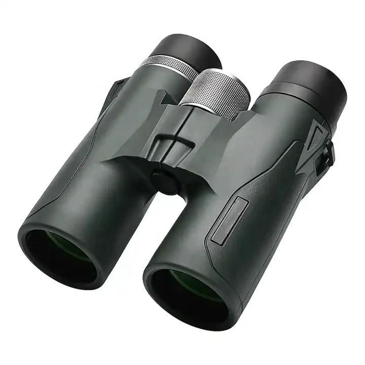 High Quality Tactical Nitrogenous Waterproof  8x42 10x42 High Power Dark Green BAK4 Binoculars Telescope for Outdoor Hunting