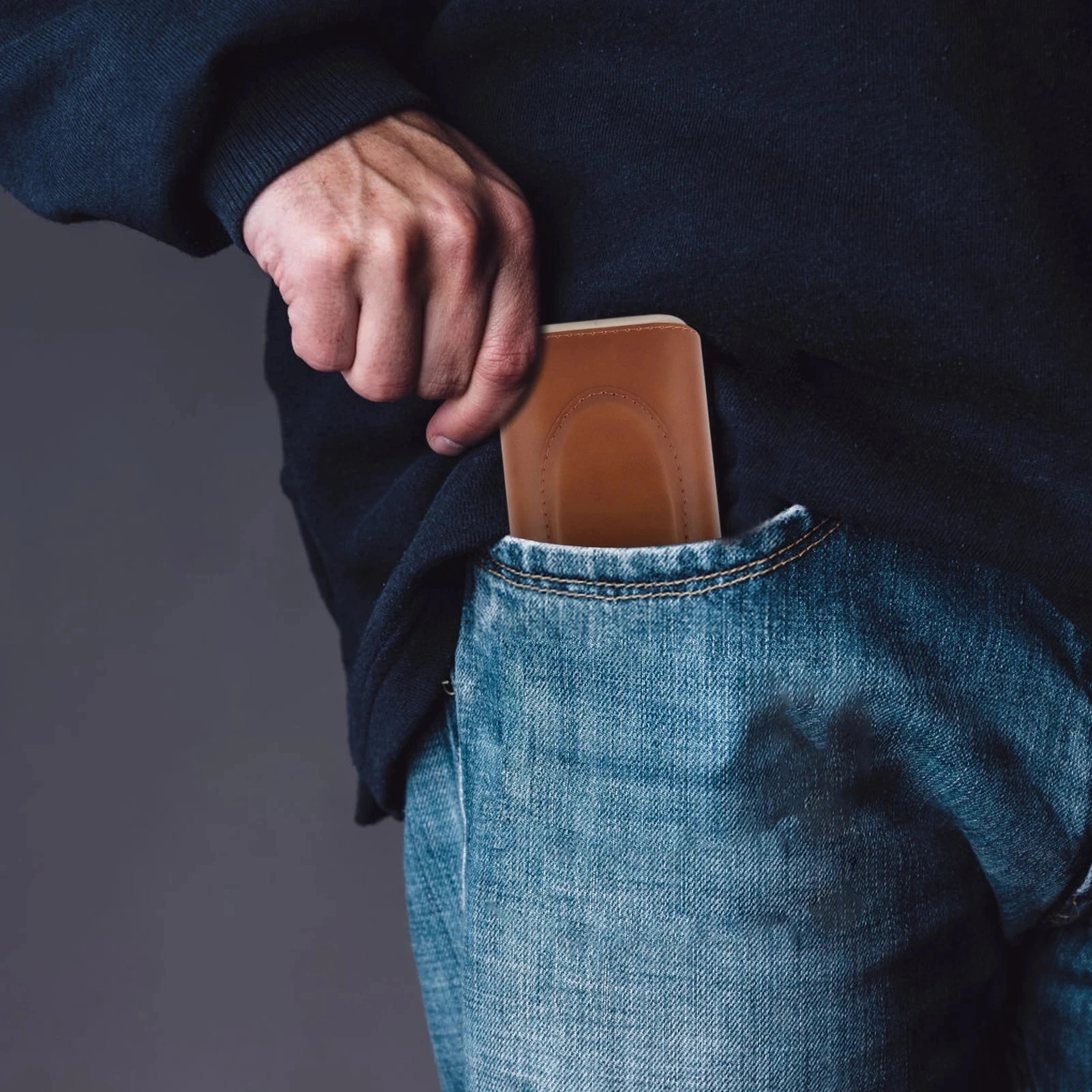 Cigars Holder Portable Leather Humidor Cedar Wooden-lined Humidor With Silver