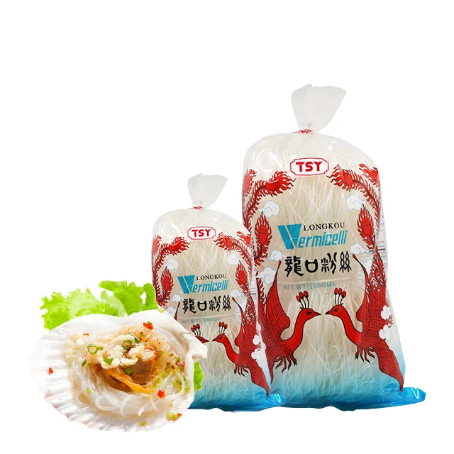 TSY Food Chinese Manufacturer High Quality Dried Wholesale Bulk Mung Bean longkou Vermicelli Noodles