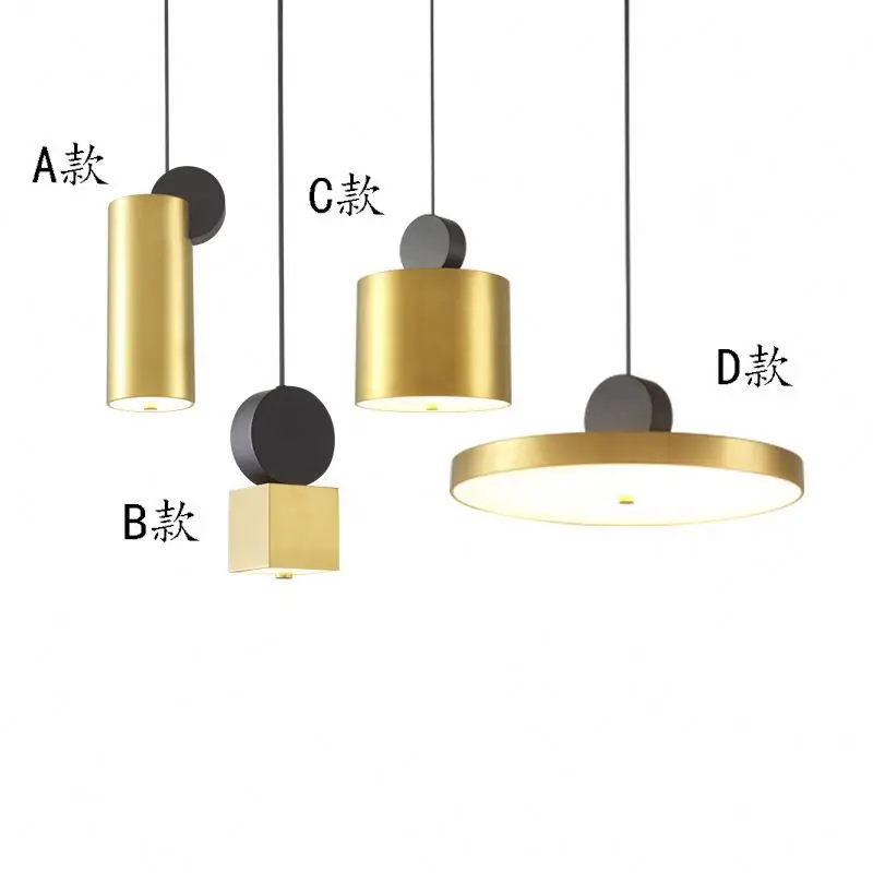 New creative golden butterfly chandelier led modern restaurant light 3 colors art bar table pendant lights