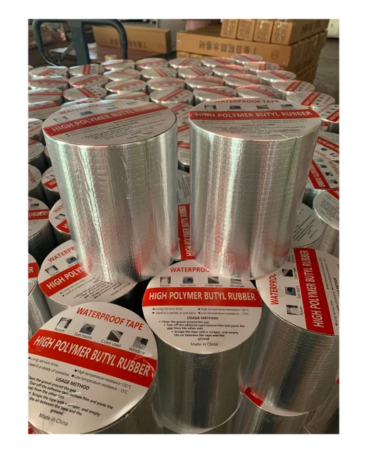 High Adhesion Waterproof Aluminum Foil Butyl Tape 5cm*5m Butyl Rubber Sealing Tape Cloth Adhesive Tape