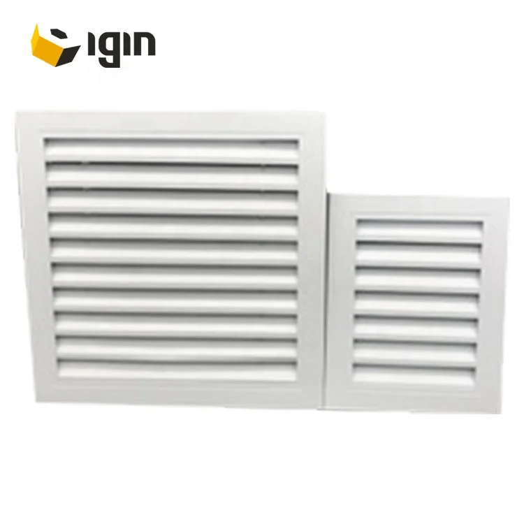 
High Quality Architectural Exterior Ventilation Aluminium Profile Facade Louvers 