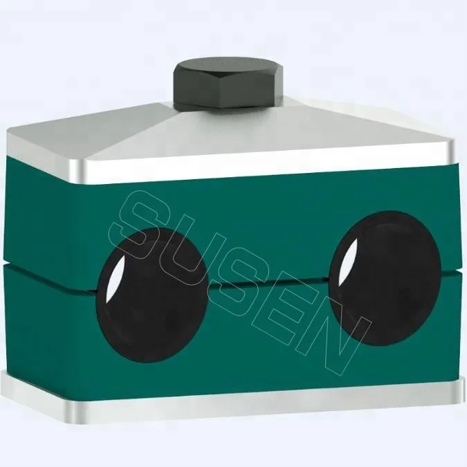 Plastic hanging double twin pipe clamp clamps for pipes