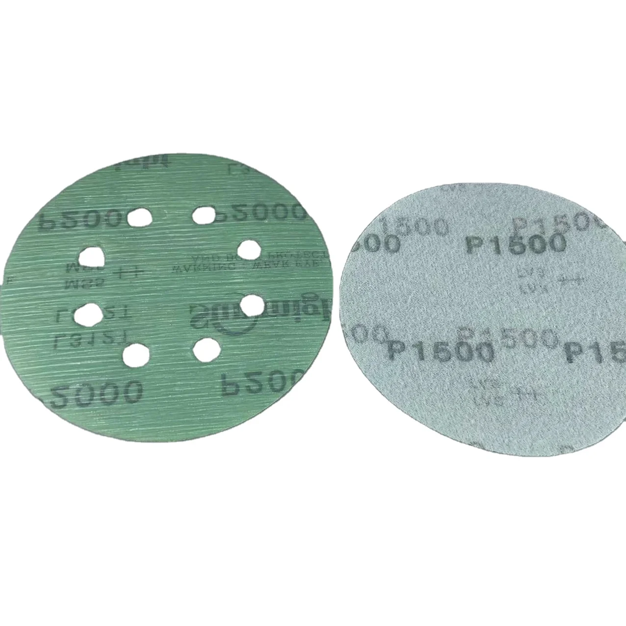 Sun might L312T+ 5',6' Aluminium Oxide Green round  PET Film sanding disk Sanding disc Abrasive disc
