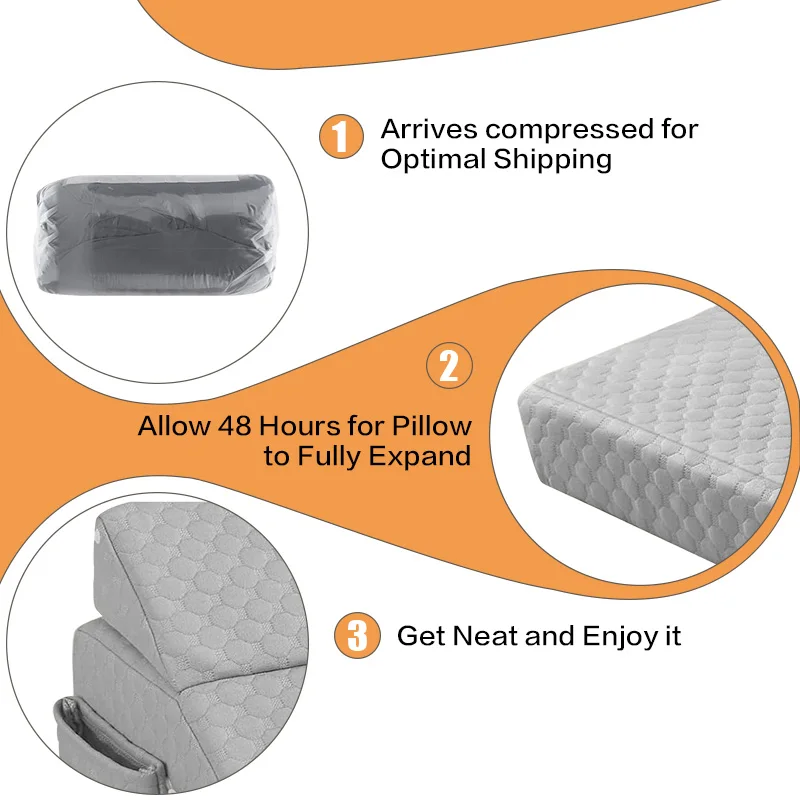 Bed Headboard Wedge Pillow Mattress Wedge Pillow Fill Gap Between Headboard