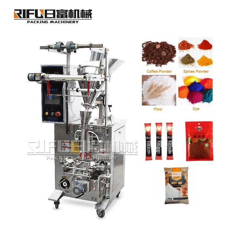Multi-function small packet pouch flour pepper powder vertical packing machine