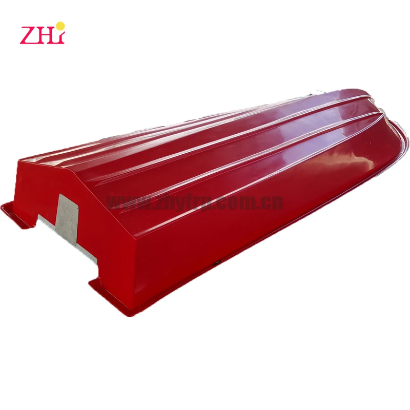 New design fiberglass boat high speed center console pontoon boat