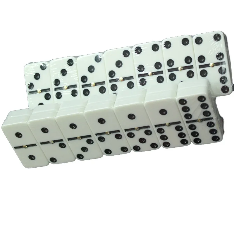 Профессиональные развивающие игрушки развлекательные товары Puerto Rico Dominoes блоки двойные шесть цветных пластиковых Jumbo Domino