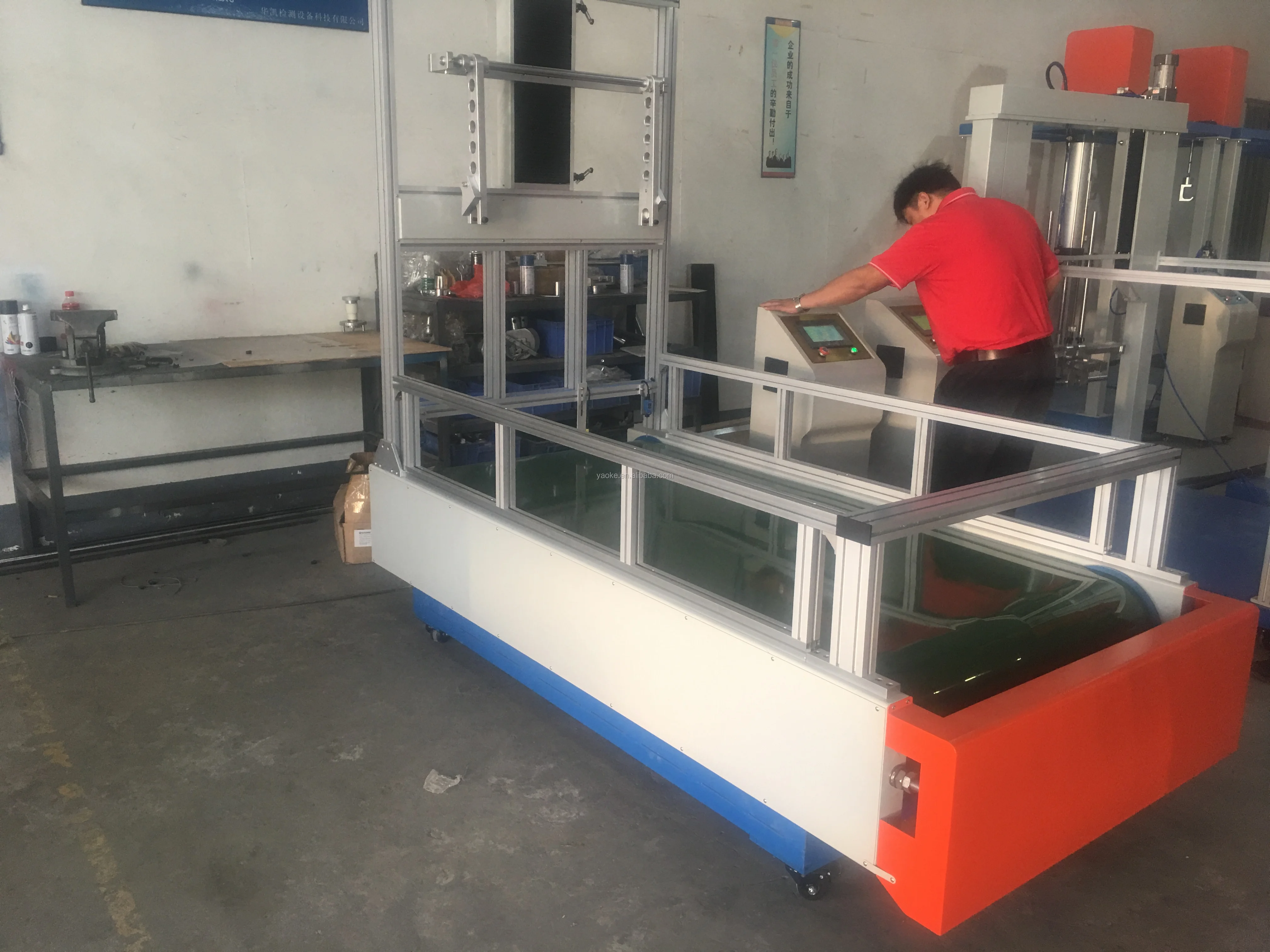 ISO 8124 2 м/с испытательная машина для динамической прочности детских игрушек коляски