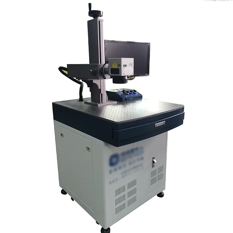30W 50W 60W MoPA Color Stainless Steel Laze Printer Fiber Laser Marking Engraving Machine