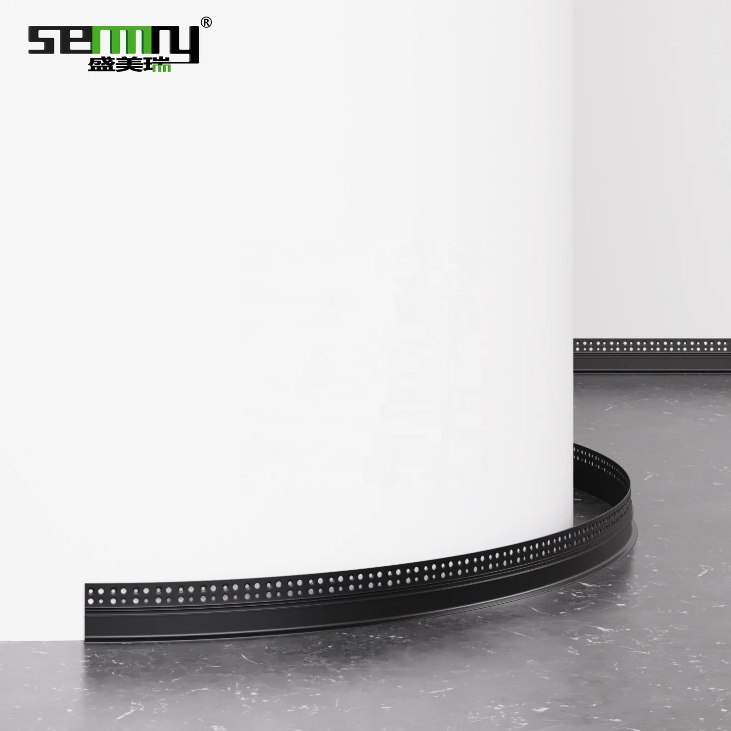 Factory Wholesale Flooring Baseboard Recessed Mounting Decorative Aluminum Skirting Board
