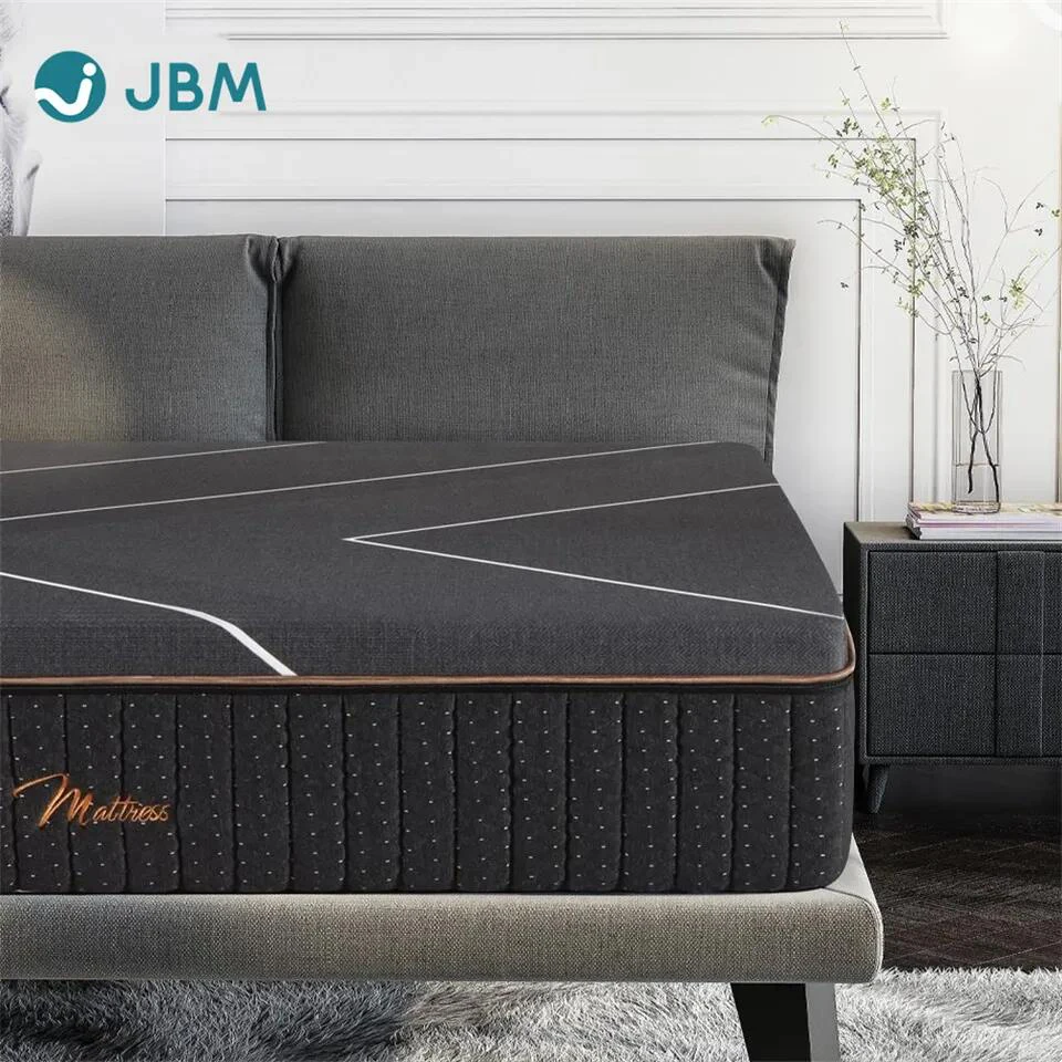 Hot sale hybrid fabric memory foam massage spring sleep bed king size mattress king size pocket spring bed mattress supplier